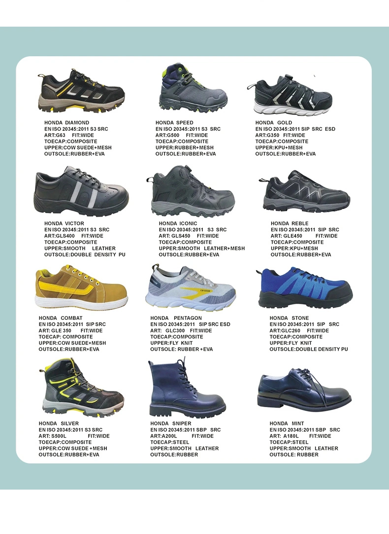 Men&prime;s Low Cut Water Proof Industrial Work Footwear Protection Safety Shoes