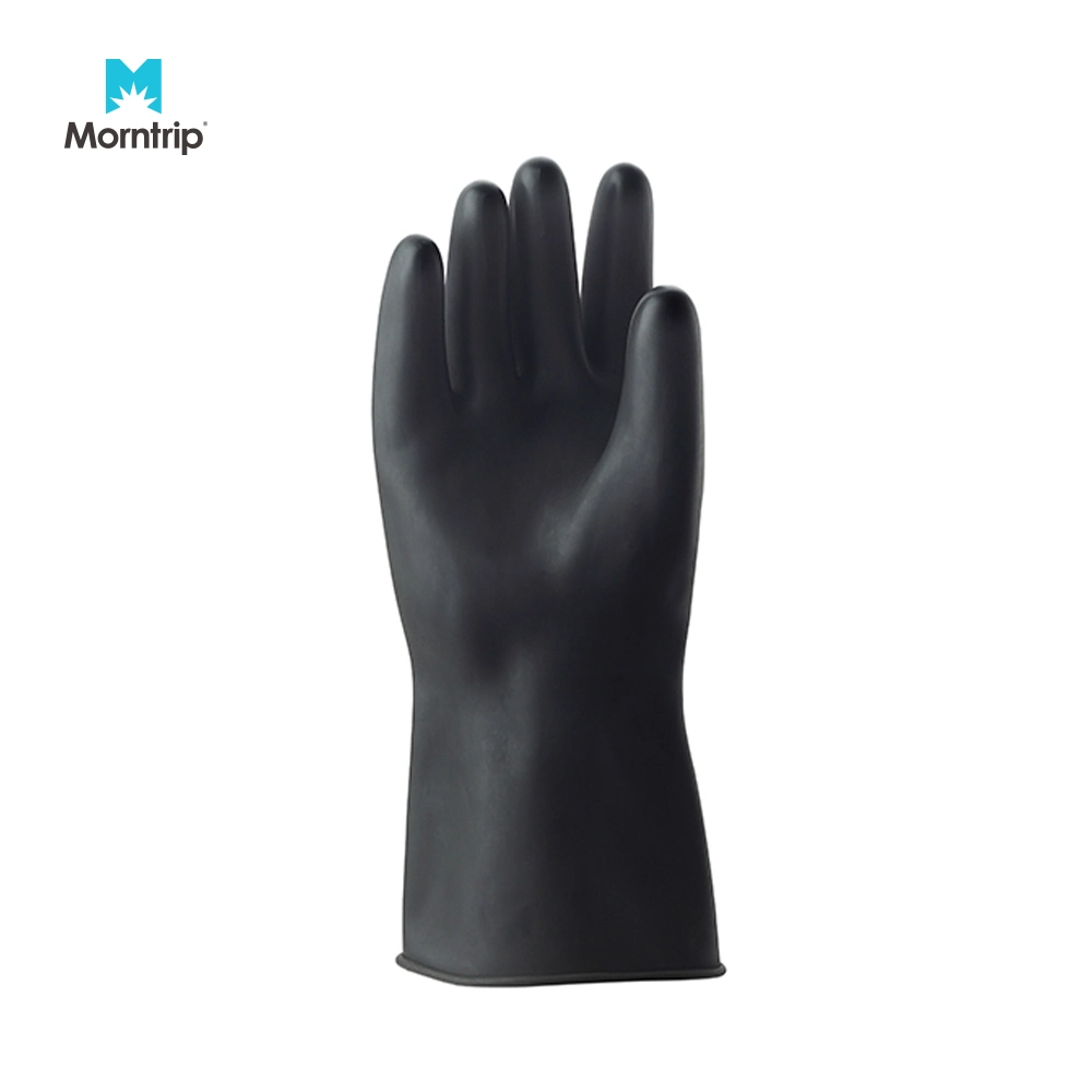 Laundry Plumbling Anti-Oil Cut Proof Anti Static Puncture Resistant Long Heavy Duty Work PVC Gloves